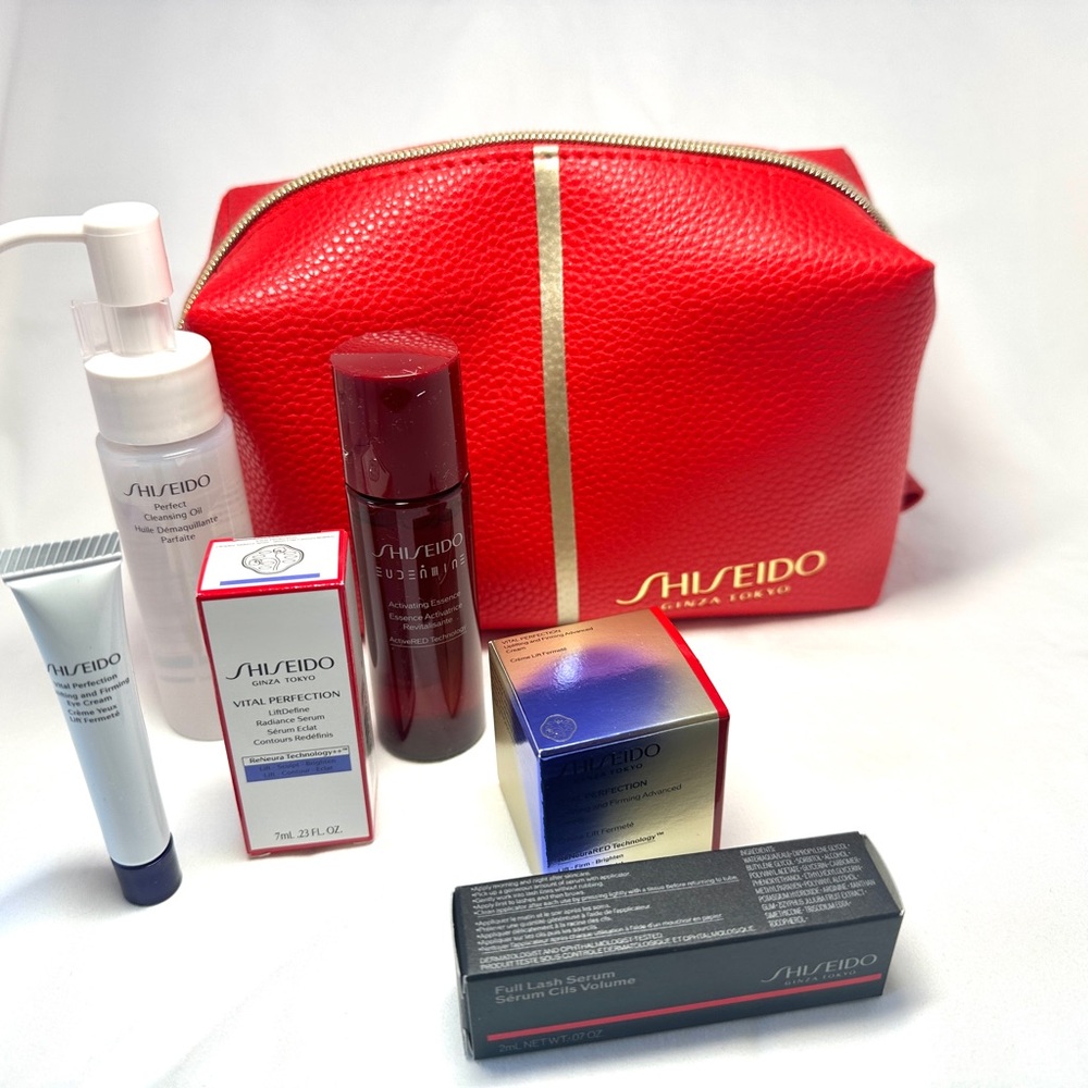 Shiseido Vibrant Red Skincare Collection